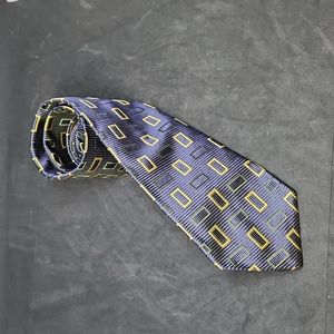 Hickey Freeman color shifting geometric silk tie